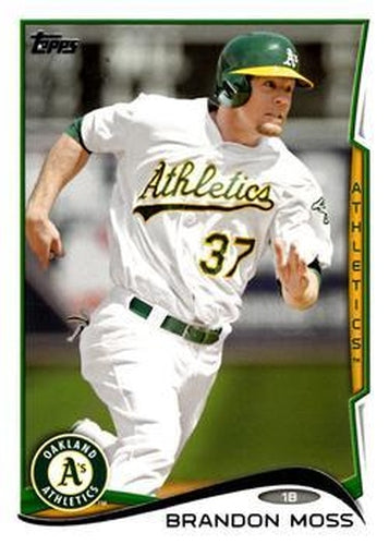 #471 Brandon Moss - Oakland Athletics - 2014 Topps Baseball