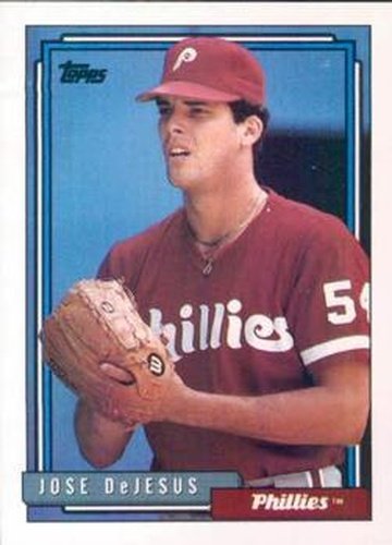 #471 Jose DeJesus - Philadelphia Phillies - 1992 Topps Baseball