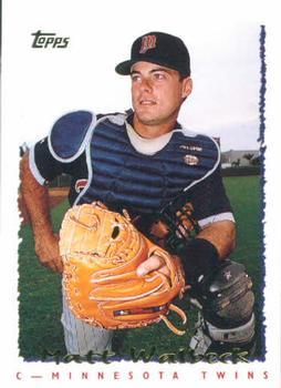 #471 Matt Walbeck - Minnesota Twins - 1995 Topps Baseball