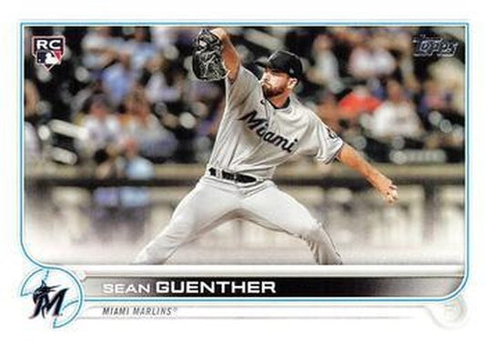 #471 Sean Guenther - Miami Marlins - 2022 Topps Baseball