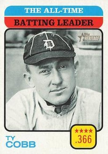 #471 Ty Cobb - Detroit Tigers - 2022 Topps Heritage Baseball