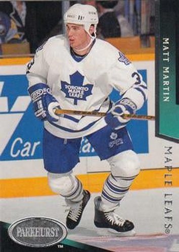 #471 Matt Martin - Toronto Maple Leafs - 1993-94 Parkhurst Hockey