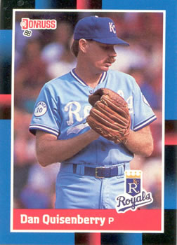 #471 Dan Quisenberry - Kansas City Royals - 1988 Donruss Baseball