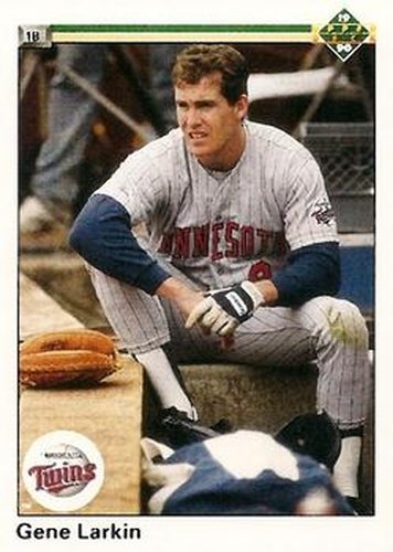 #471 Gene Larkin - Minnesota Twins - 1990 Upper Deck Baseball