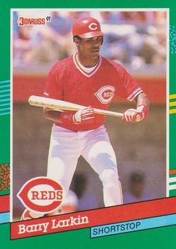 #471 Barry Larkin - Cincinnati Reds - 1991 Donruss Baseball