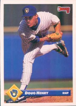 #471 Doug Henry - Milwaukee Brewers - 1993 Donruss Baseball