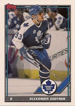 #471 Alexander Godynyuk - Toronto Maple Leafs - 1991-92 Topps Hockey
