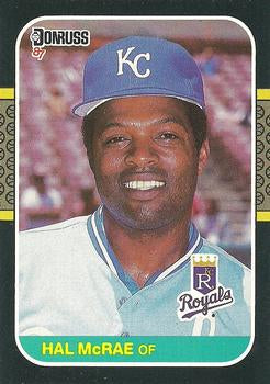 #471 Hal McRae - Kansas City Royals - 1987 Donruss Baseball