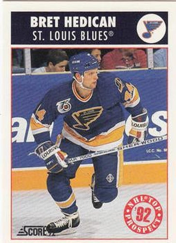 #471 Bret Hedican - St. Louis Blues - 1992-93 Score USA Hockey