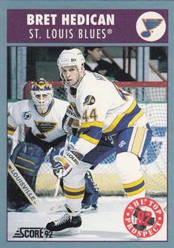 #471 Bret Hedican - St. Louis Blues - 1992-93 Score Canadian Hockey