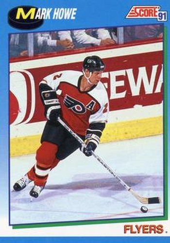 #472 Mark Howe - Philadelphia Flyers - 1991-92 Score Canadian Hockey