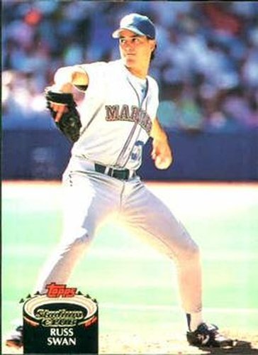 #472 Russ Swan - Seattle Mariners - 1992 Stadium Club Baseball