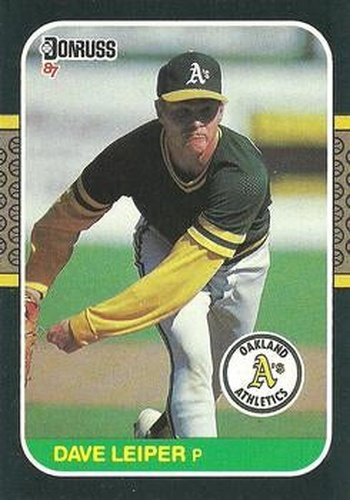 #472 Dave Leiper - Oakland Athletics - 1987 Donruss Baseball