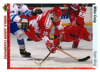 #472 Mike Craig - Canada - 1990-91 Upper Deck Hockey