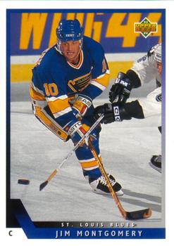 #472 Jim Montgomery - St. Louis Blues - 1993-94 Upper Deck Hockey