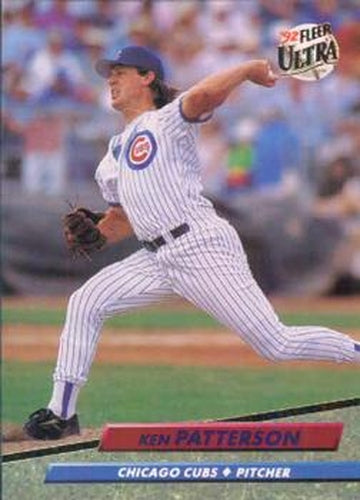 #472 Ken Patterson - Chicago Cubs - 1992 Ultra Baseball