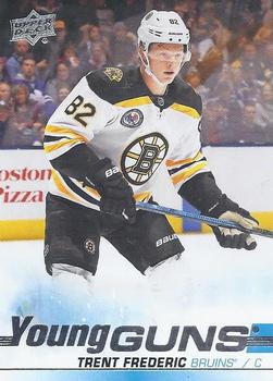 #472 Trent Frederic - Boston Bruins - 2019-20 Upper Deck Hockey