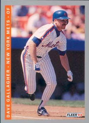 #472 Dave Gallagher - New York Mets - 1993 Fleer Baseball