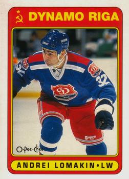 #472 Andrei Lomakin - Dinamo Riga - 1990-91 O-Pee-Chee Hockey
