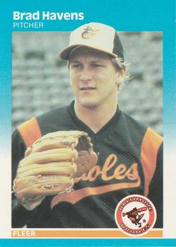 #472 Brad Havens - Baltimore Orioles - 1987 Fleer Baseball