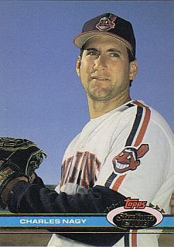 #472 Charles Nagy - Cleveland Indians - 1991 Stadium Club Baseball