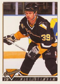 #472 Mike Needham - Pittsburgh Penguins - 1993-94 Topps Premier Hockey