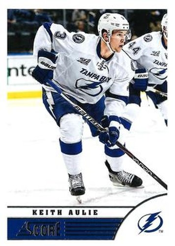 #472 Keith Aulie - Tampa Bay Lightning - 2013-14 Score Hockey