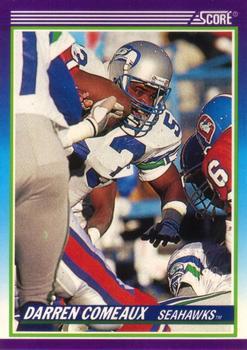 #472 Darren Comeaux - Seattle Seahawks - 1990 Score Football