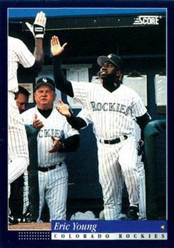 #472 Eric Young - Colorado Rockies -1994 Score Baseball