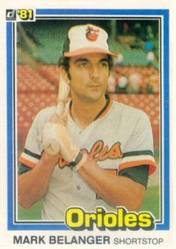 #472 Mark Belanger - Baltimore Orioles - 1981 Donruss Baseball
