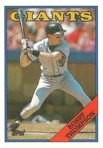 #472 Robby Thompson - San Francisco Giants - 1988 Topps Baseball