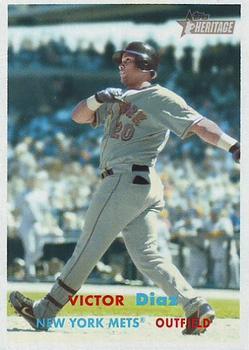 #472 Victor Diaz - New York Mets - 2006 Topps Heritage Baseball