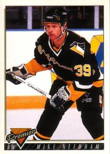 #472 Mike Needham - Pittsburgh Penguins - 1993-94 O-Pee-Chee Premier Hockey