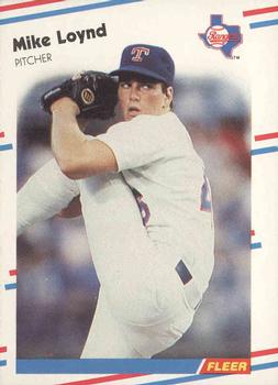 #472 Mike Loynd - Texas Rangers - 1988 Fleer Baseball