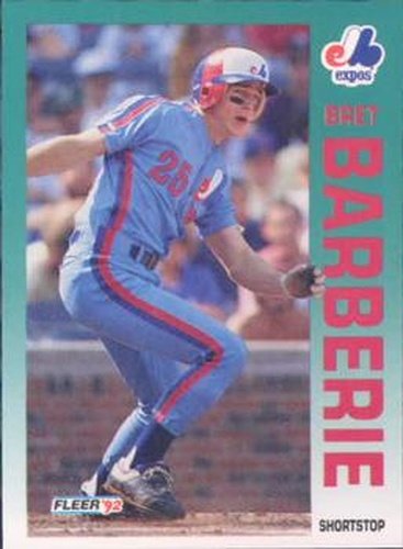 #472 Bret Barberie - Montreal Expos - 1992 Fleer Baseball