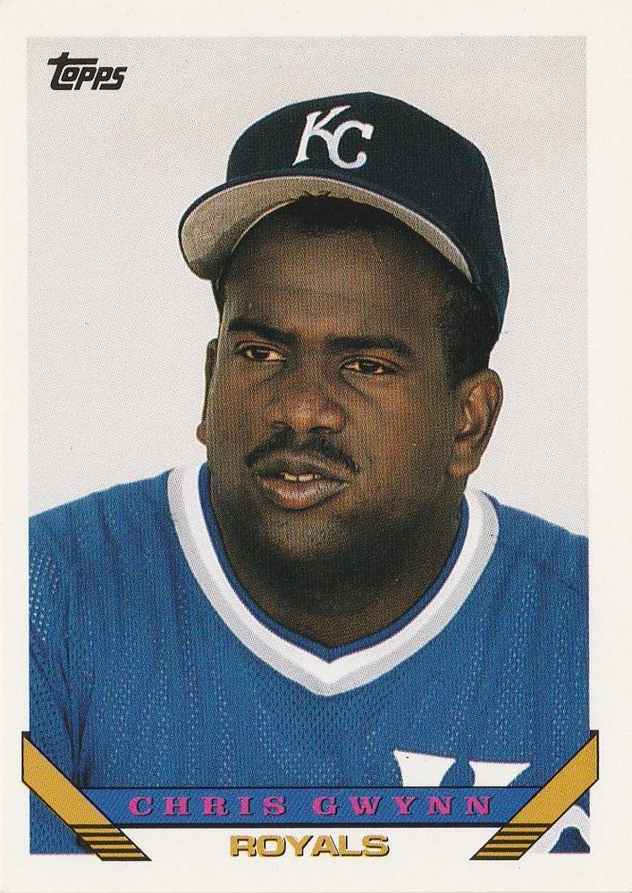 #472 Chris Gwynn - Kansas City Royals - 1993 Topps Baseball