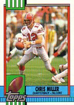 #472 Chris Miller - Atlanta Falcons - 1990 Topps Football