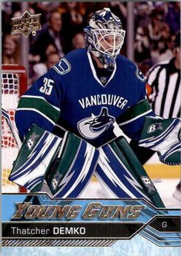 #472 Thatcher Demko - Vancouver Canucks - 2016-17 Upper Deck Hockey