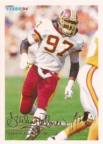 #472 Sterling PalmerÊRC - Washington Redskins - 1994 Fleer Football