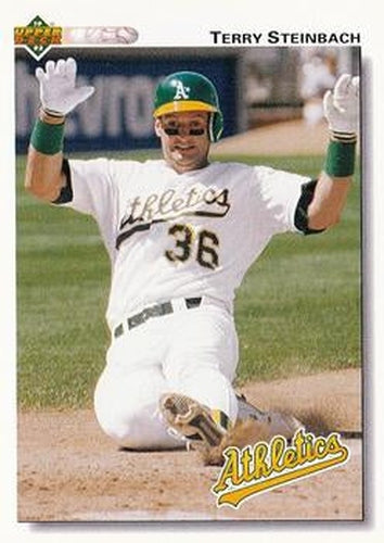 #473 Terry Steinbach - Oakland Athletics - 1992 Upper Deck Baseball