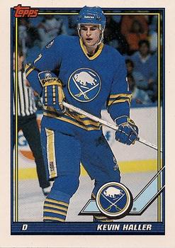 #473 Kevin Haller - Buffalo Sabres - 1991-92 Topps Hockey