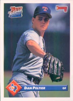 #473 Dan Peltier - Texas Rangers - 1993 Donruss Baseball