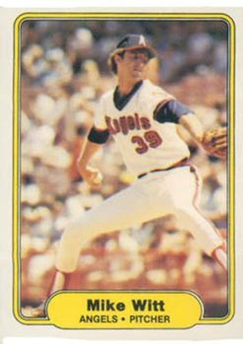 #473 Mike Witt - California Angels - 1982 Fleer Baseball