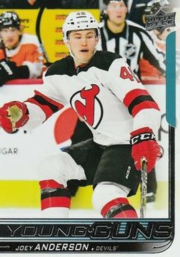 #473 Joey Anderson - New Jersey Devils - 2018-19 Upper Deck Hockey