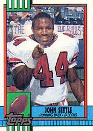 #473 John Settle - Atlanta Falcons - 1990 Topps Football