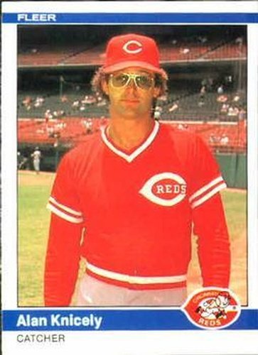 #473 Alan Knicely - Cincinnati Reds - 1984 Fleer Baseball