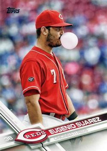 #473 Eugenio Suarez - Cincinnati Reds - 2017 Topps Baseball