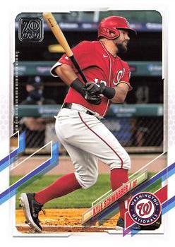 #473 Kyle Schwarber - Washington Nationals - 2021 Topps Baseball