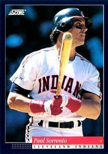 #473 Paul Sorrento - Cleveland Indians -1994 Score Baseball