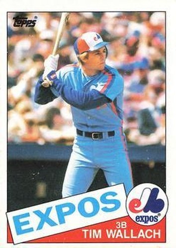 #473 Tim Wallach - Montreal Expos - 1985 Topps Baseball